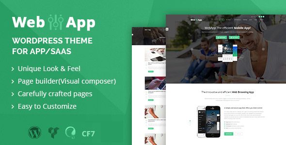 Webapp v1.2 – App – Saas WordPress Theme