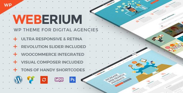 Weberium v1.2 – Theme Tailored For Digital Agencies