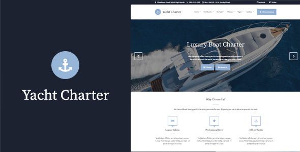 Yacht Charter v1.5.2 – WordPress Theme
