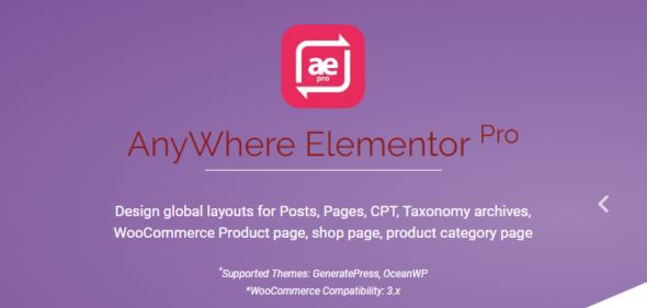 AnyWhere Elementor Pro v2.11.1 – Global Post Layouts