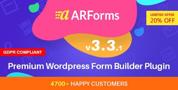 ARForms v3.3.1 – WordPress Form Builder Plugin