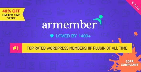 ARMember v2.2.2 – WordPress Membership Plugin