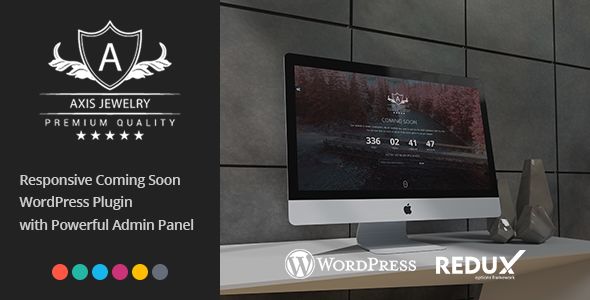 Axis v1.7.0 – Responsive Coming Soon WordPress Plugin