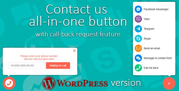 Contact us v1.0.3 – All-In-One Button With Callback Request