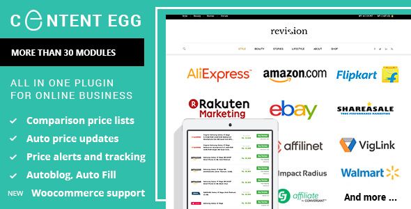 Content Egg v5.4.0 - All In One Plugin For Affiliate