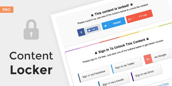 Content Locker Pro v1.0.14 – Premium WordPress Plugin