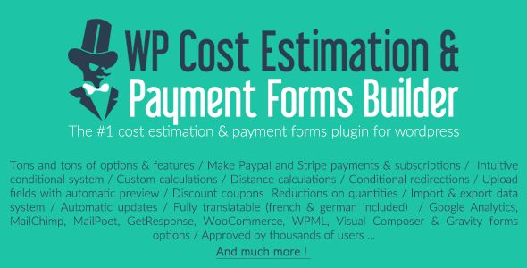 WP Cost Estimation & Payment Forms Builder v9.632