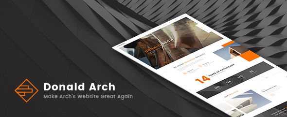 Donald Arch v1.0.7 – Creative Architecture Theme