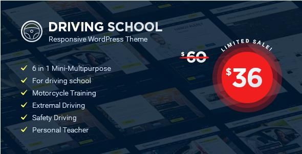 Driving School v1.4.0 – WordPress Theme