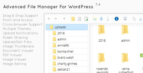 File Manager Plugin For WordPress v7.4.2