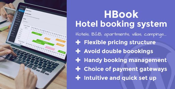 HBook v1.8.7 - Hotel Booking System - WordPress Plugin