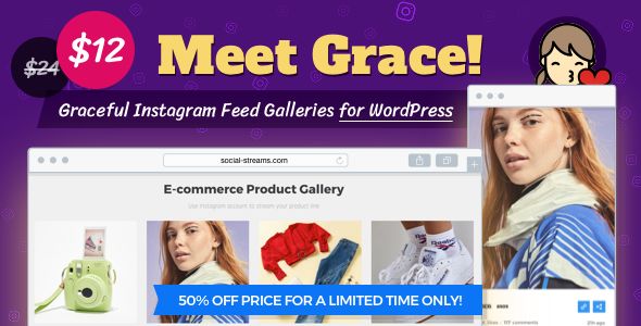 Instagram Feed Gallery – Grace For WordPress v1.1.5