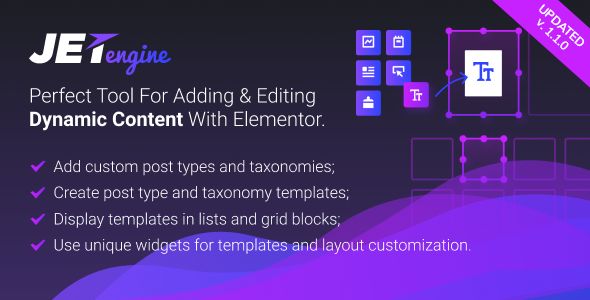 JetEngine v1.1.3 – Adding & Editing Dynamic Content