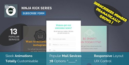 Ninja Kick v1.5.5 – Subscription WordPress Plugin