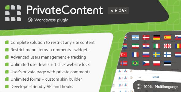 PrivateContent v6.063 – Multilevel Content Plugin