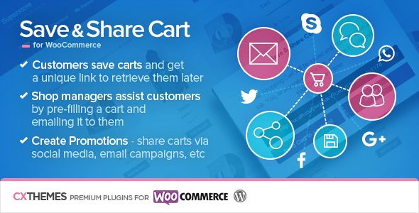 Save & Share Cart For WooCommerce v2.19