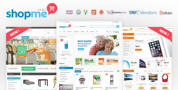 ShopMe v1.4.1 – Woocommerce WordPress Theme