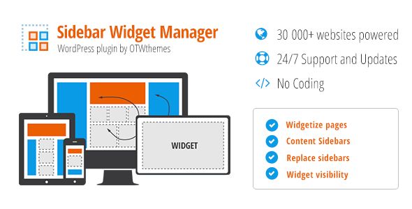 Sidebar & Widget Manager v3.24