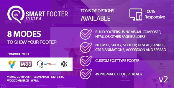Smart Footer System v2.3 – Footer Plugin for WordPress