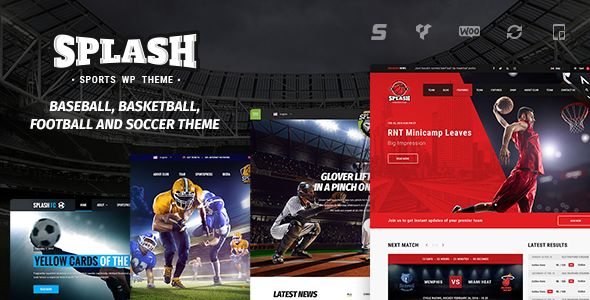 Splash v3.4.2 – Sport WordPress Theme