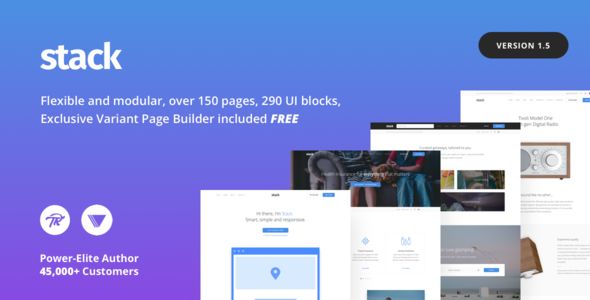 Stack v10.5.7 – Multi-Purpose Theme With Variant Page Builder