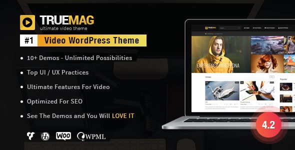 True Mag v4.2.11.1 – WordPress Theme for Video and Magazine