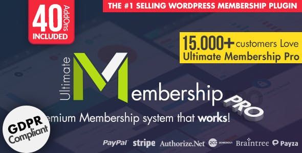 Ultimate Membership Pro WordPress Plugin v7.7