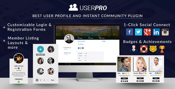 CodeCanyon – UserPro v4.9.17.1 – User Profiles with Social Login