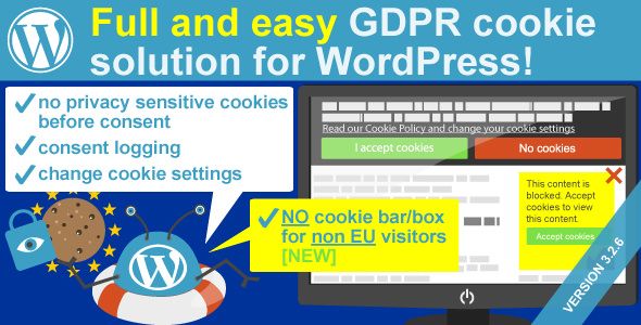 WeePie Cookie Allow v3.2.6 – Easy & Complete Cookie Consent