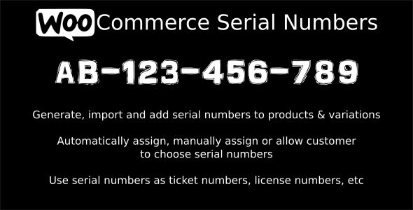 WooCommerce Serial Numbers v1.21 – WordPress Plugin