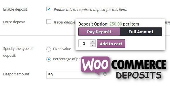 WooCommerce Deposits v2.1.5 – Partial Payments Plugin