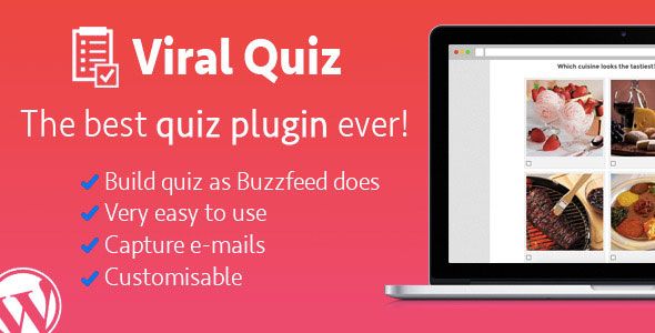 WordPress Viral Quiz v3.03 – BuzzFeed Quiz Builder